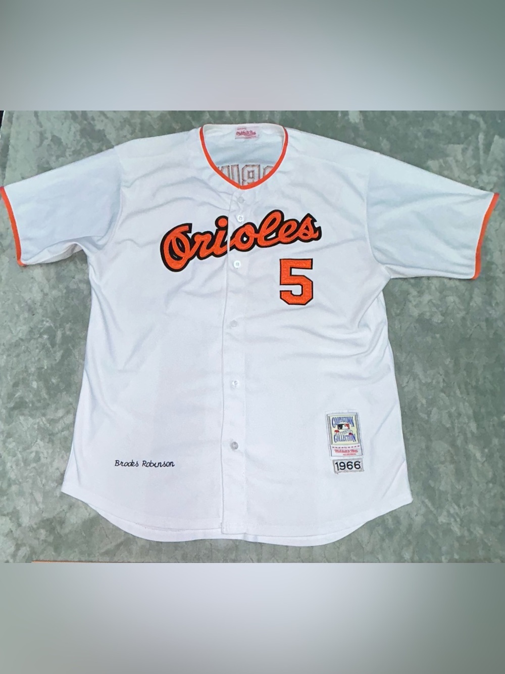 Mitchell & Ness Cooperstown Classics Brooks Robinson Baltimore Orioles Jersey